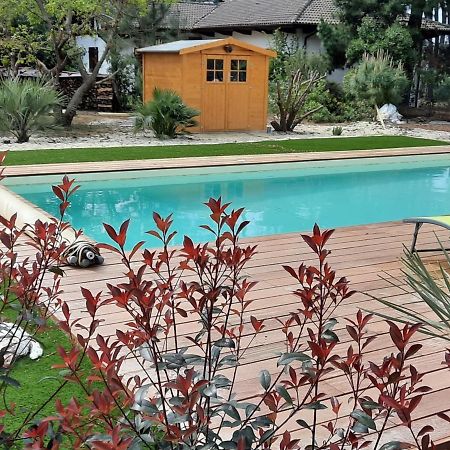 Grande Maison Landaise Avec Piscine Privee, Proche Plage, Pour 8 Personnes A Biscarrosse - Fr-1-319-398 Bagian luar foto