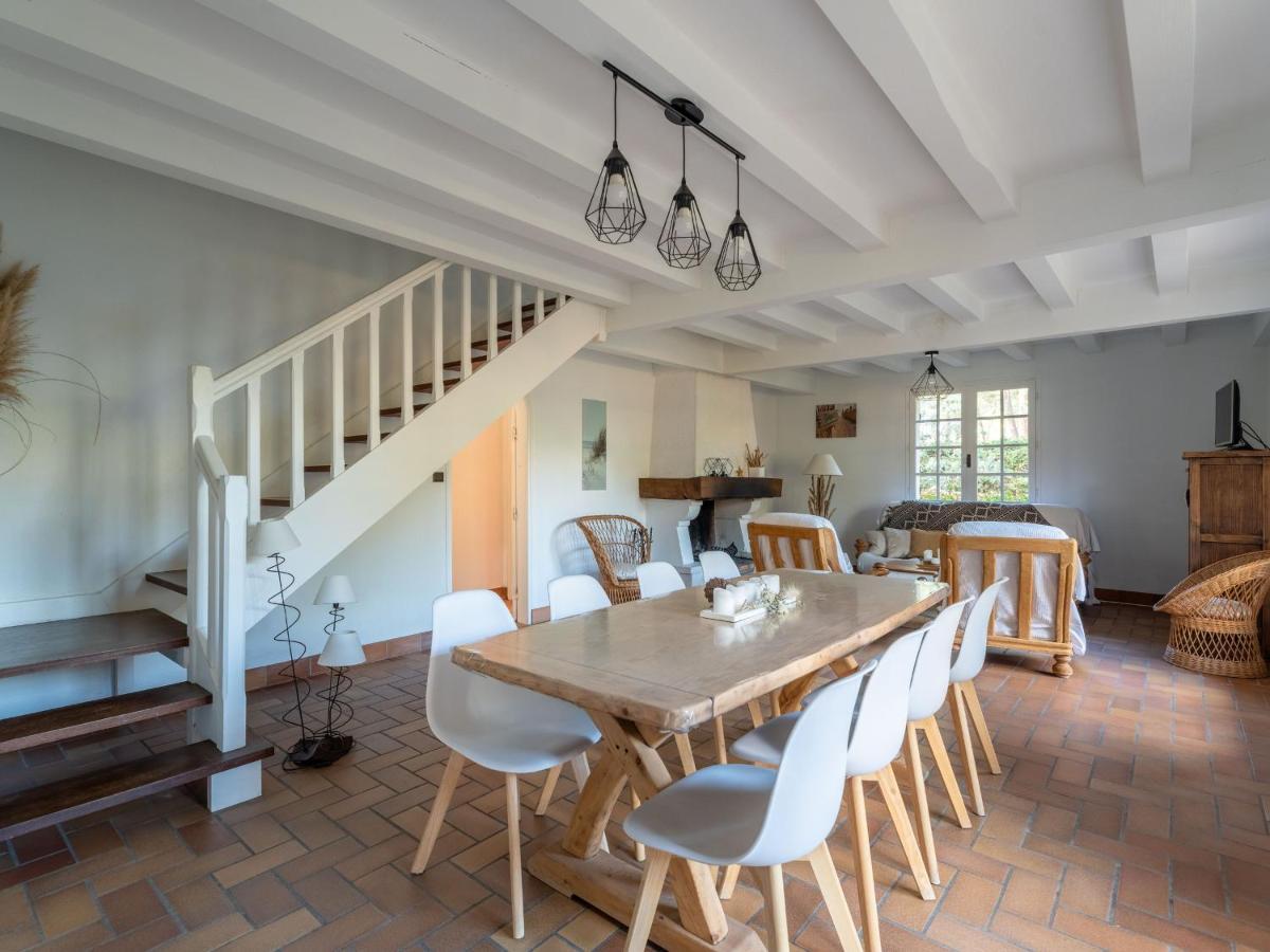 Grande Maison Landaise Avec Piscine Privee, Proche Plage, Pour 8 Personnes A Biscarrosse - Fr-1-319-398 Bagian luar foto